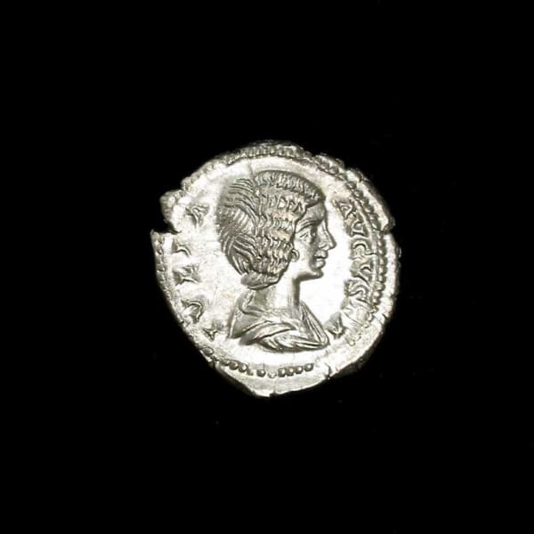 Silver Denarius of Empress Julia Domna