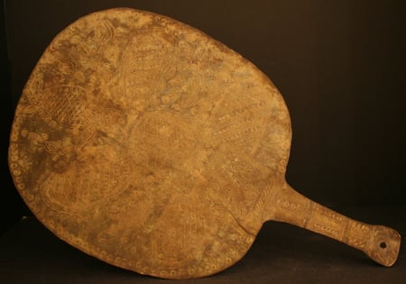 Yoruba Brass Fan of an Osun Priestess