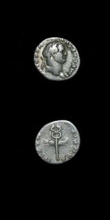 Silver Denarius of Emperor Vespasian