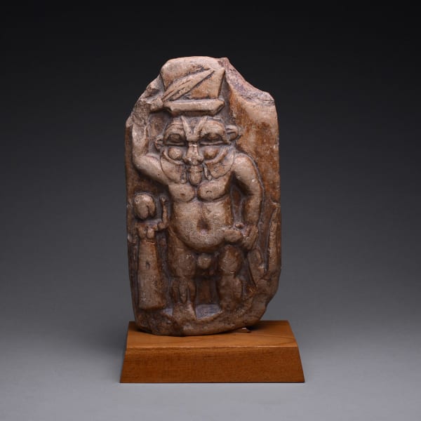 Egyptian Sandstone Figure of the God Bes