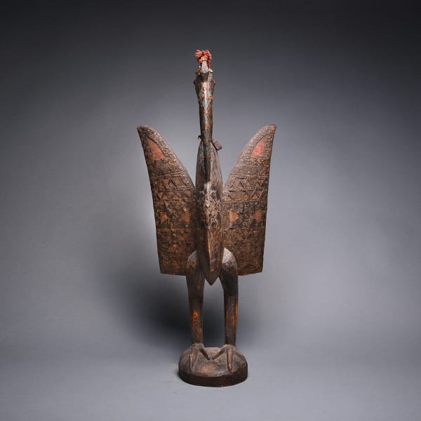 Senufo Wooden Sculpture of a Bird