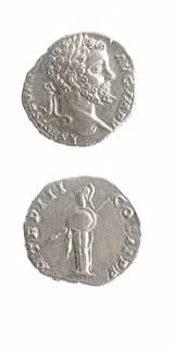 Silver Denarius of Emperor Septimius Severus