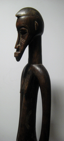 Female Senufo Wooden Pombilele Rhythm Pounder