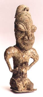 Yoruba Lead Onile Sculpture of a Man