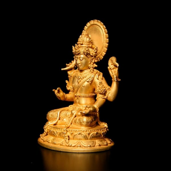Balinese Gold Figure of Avalokitesvara