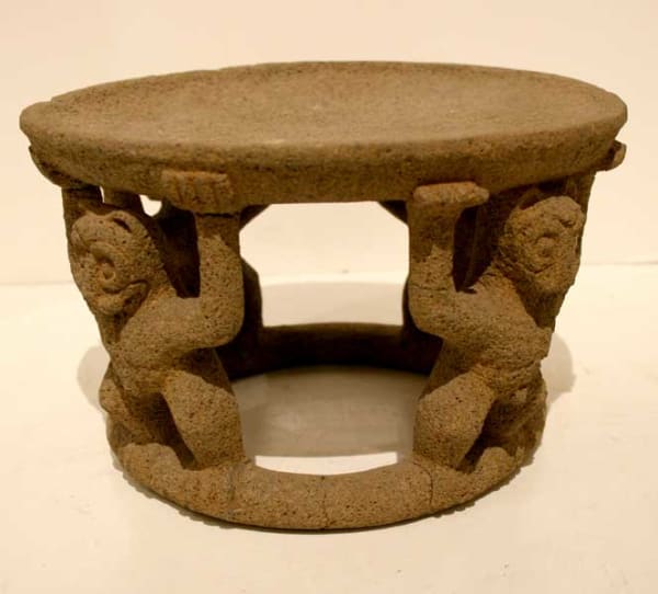 Atlantic Watershed Basalt Metate