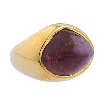Pink Tourmaline Ring