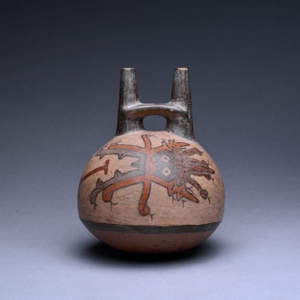Nazca Double Bridge Spouted Vase