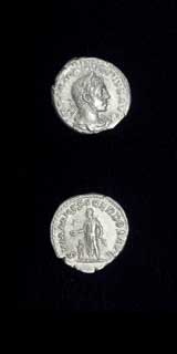 Silver Denarius of Emperor Elagabalus