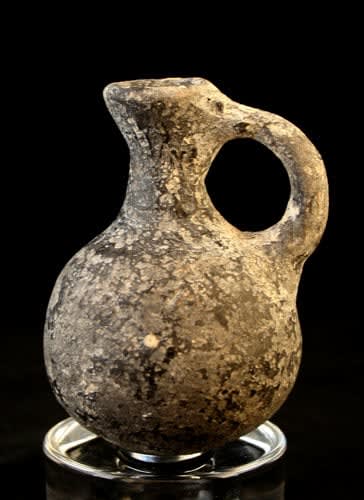 Iron Age Black Terracotta Jug
