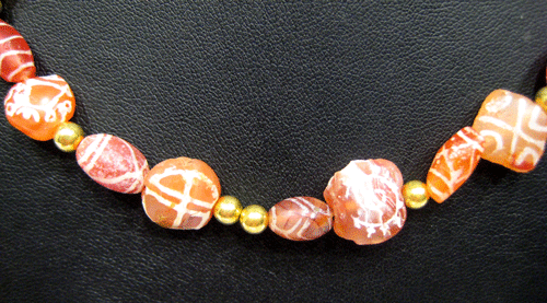 Carnelian Bead Necklace