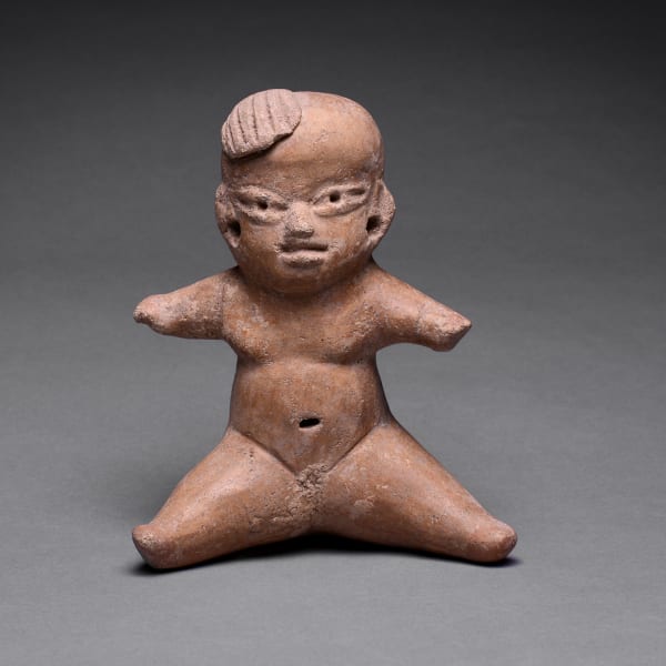 Olmec Terracotta Seated Figure