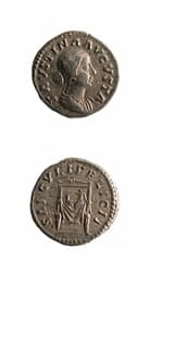 Silver Denarius of Empress Faustina Junior