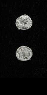Silver Denarius of Geta Struck While Caesar