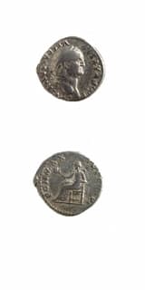 Silver Denarius of Emperor Vespasian
