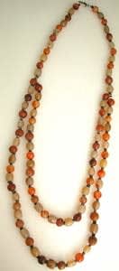 Carnelian, Agate And Egyptian Faience Necklace