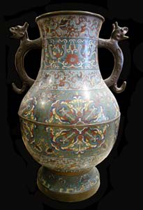 Large Cloisonné Vase