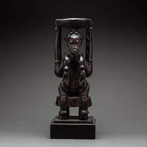 Senufo Diviners Figure in the Form of a Nursing Woman
