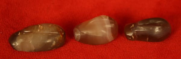 Set of Three Middle/New Kingdom Stone Duck Weights