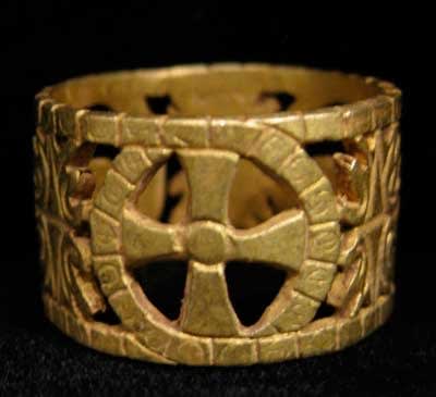 Byzantine Style Gold Ring