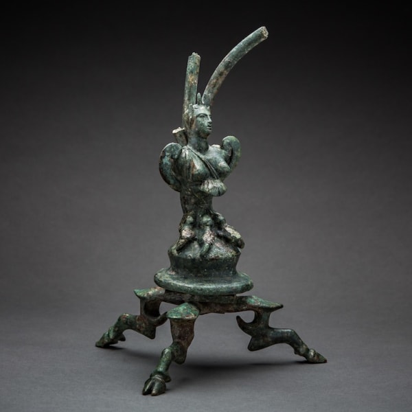Bronze Tripod with mythological personage