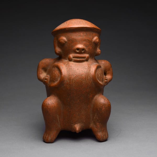 Terracotta Sculpture of a Hunchback