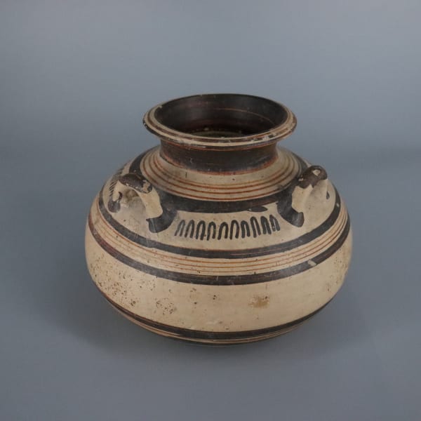 Mycenaean Terracotta Three-Handled Jar