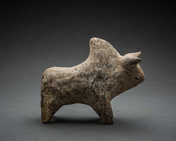 Syrio-Hittite Terracotta Sculpture of a Zebu Bull