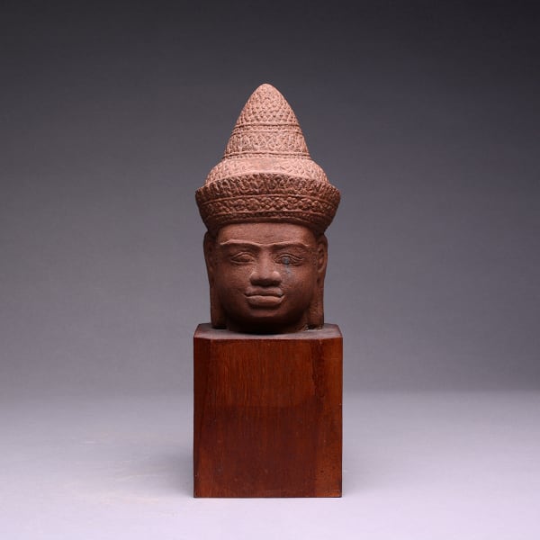 Stone Head of a Buddha