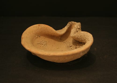 Early Israelite Terracotta Oil Lamp