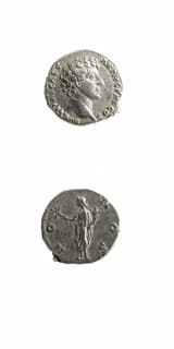 Silver Denarius of Marcus Aurelius Struck While Caesar