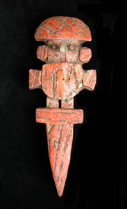 Huari Carved Shell Ceremonial Dagger