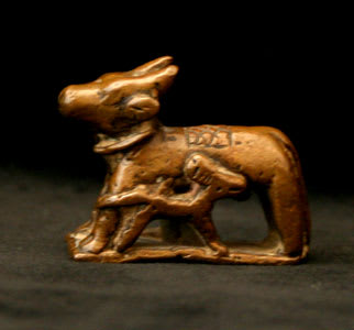 Small Bronze Sculpture of Nandi