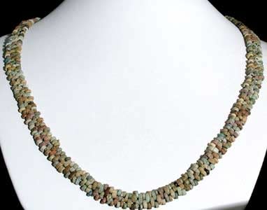 Necklace Of Antique Faience Beads