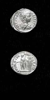 Silver Denarius of Geta Struck While Caesar