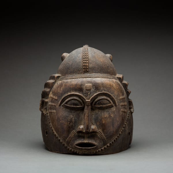 Baule Wooden Helmet Mask