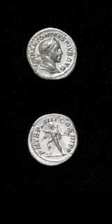 Silver Denarius of Emperor Elagabalus