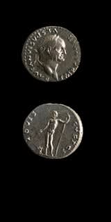 Silver Denarius of Emperor Vespasian