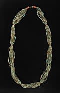 Limestone And Faience Bead Necklace