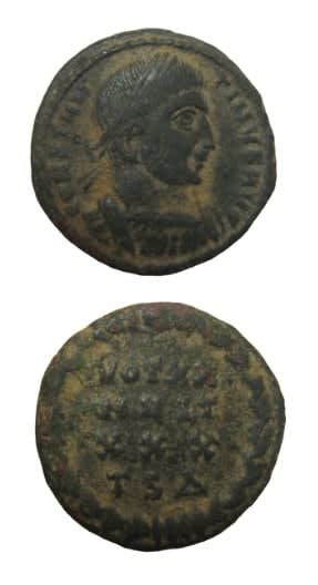 Bronze Coin of Emperor Constantine I the Great