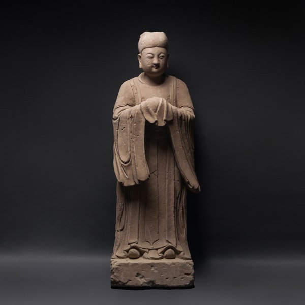 Ming Dynasty Sandstone Lady