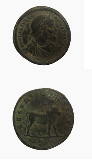 Bronze Coin of Emperor Julian the Apostate