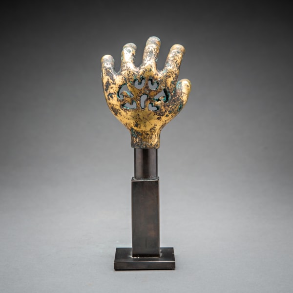 Indonesian Gilt Bronze Hand