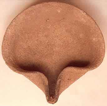 Iron Age Terracotta Oil Lamp