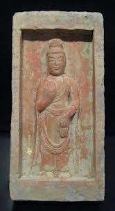 Northern Wei Brick from a Buddhist Shrine