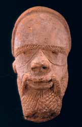 Sokoto Sculpture of a Bearded Man