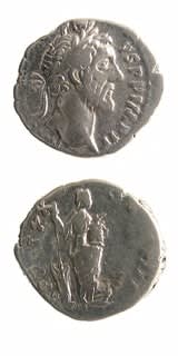 Silver Denarius of Emperor Antoninus Pius