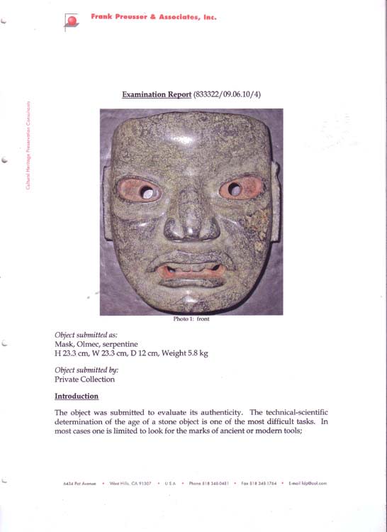Olmecoid Stone Mask