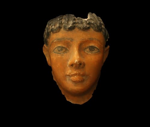 Romano-Egyptian Fayum Plaster Death Mask