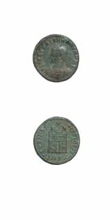 Bronze Coin of Constantius II Struck While Caesar